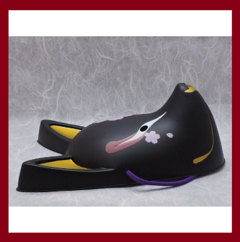 Komendo Full Face Fox Mask Kitsune Tenko mask Yozakura Cherry blossoms at night - Picture 4 of 5
