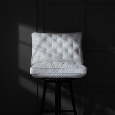 Adjustable Layer Goose Feather down Pillows Queen Set of 1, Assemblable Bed Pill