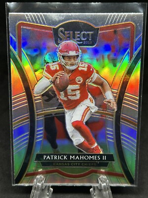 2019 Panini Select SILVER Prizm Premier Level #129 PATRICK MAHOMES  