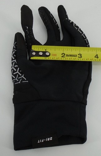 Nike Dri Fit Tempo 360 Guanti da Corsa Uomo Medium Nero/Argento - Foto 6 di 7