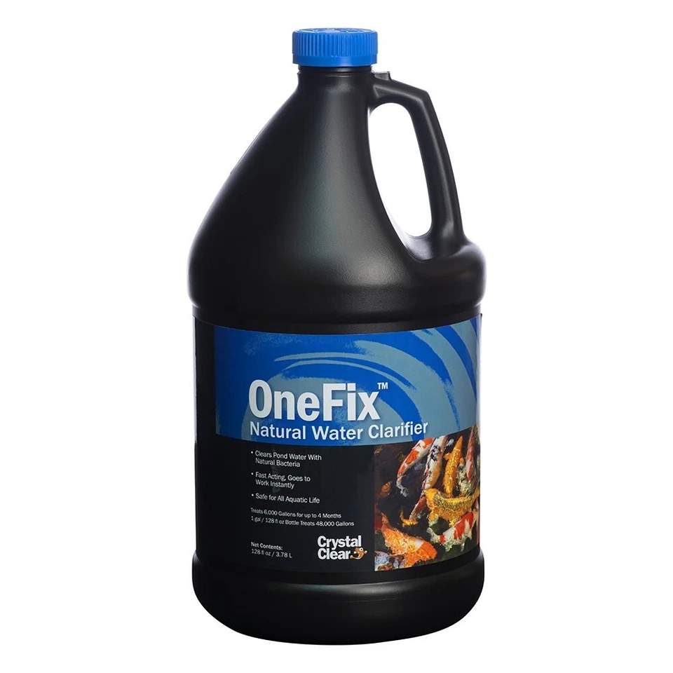 1 Gallon OneFix Pond Water Treatment - Safe for All Aquatic Life, 48,000 Gal - Image 3 of 4