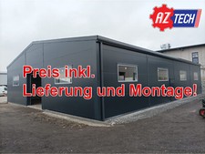 Stahlhalle 15x30x4m Isoliert Produktionshalle Lagerhalle Gewerbehalle Werkstatt