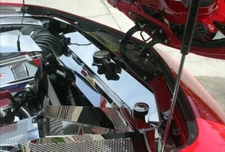 American Car Craft Stainless Steel Radiator Cover w/Caps :: 2012-2015 Camaro ZL1