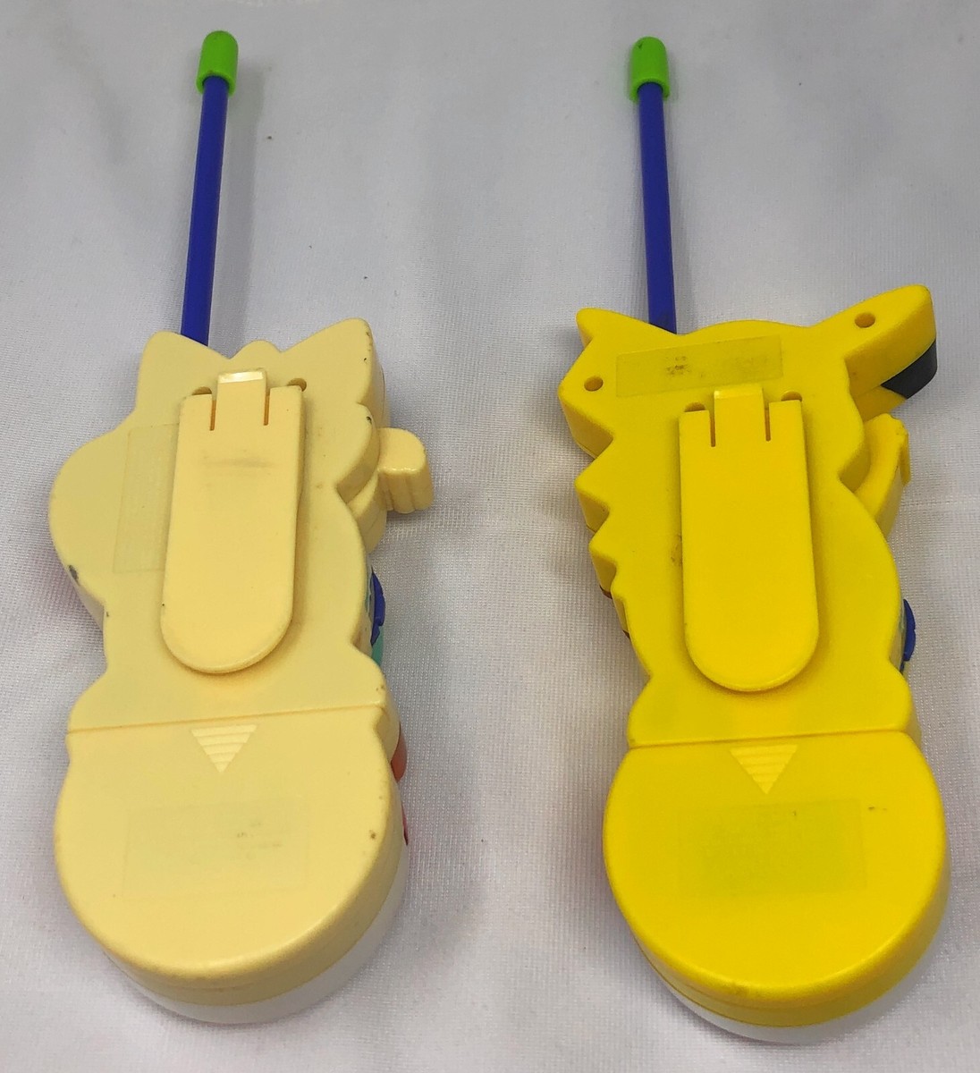 VTG 1999 Nintendo Pokemon Walkie Talkies Tiger Electronics Pikachu