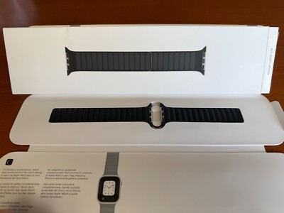 Apple Leather Link Midnight size S/M for 44/45/46/49mm ML813AM/A