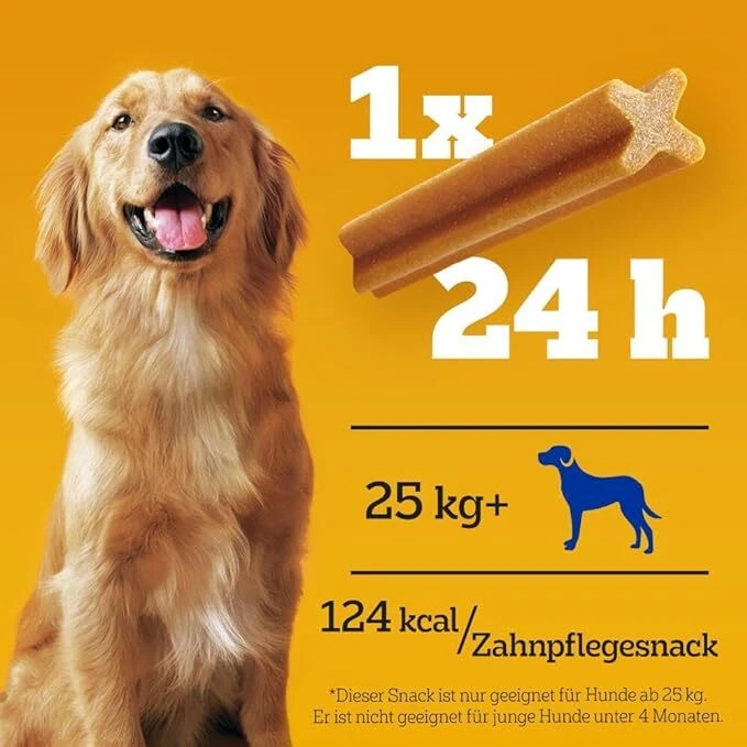 PEDIGREE® DENTASTIX™ Daily Oral Care Karton Mega Pack Grosse Hunde 15x7 Stück - Bild 2 von 4