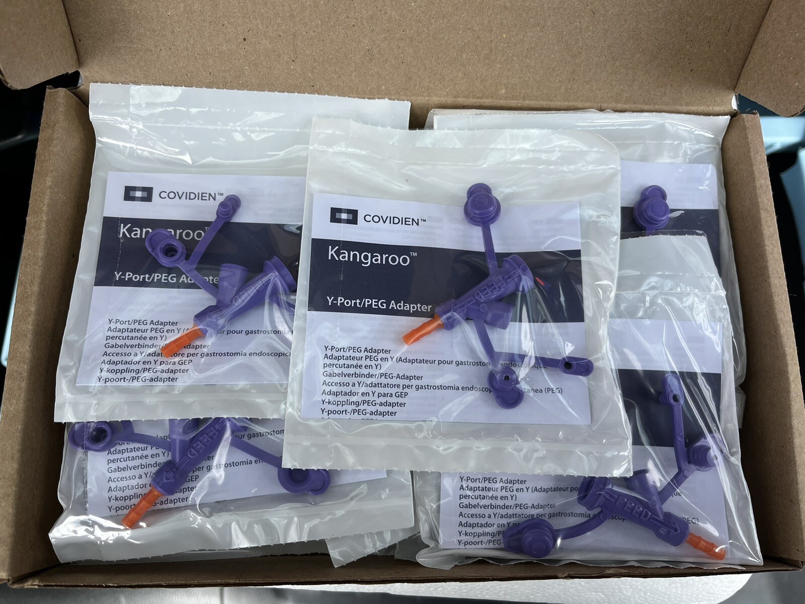 Covidien Kangaroo YPort/PEG Adapter Ref 8884751622 Box Of 18 eBay