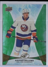 2020-21 KIEFFER BELLOWS UPPER DECK ICE GREEN PARALLEL ROOKIE RC