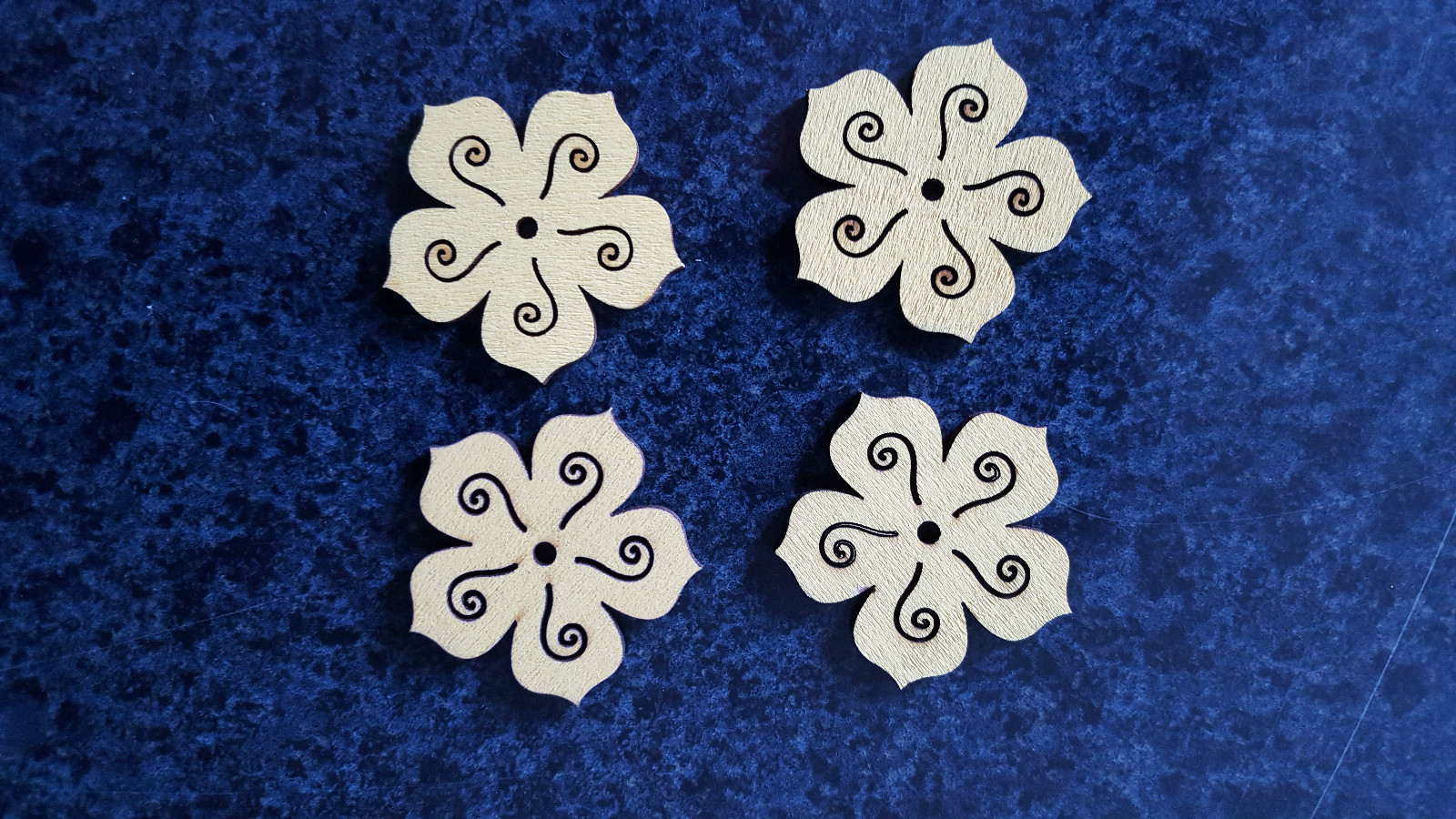 Streudeko Set Vögel Schmetterlinge Blumen aus Holz basteln Geschenk