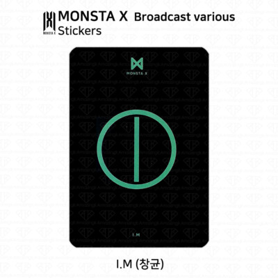 MONSTA X Official Broadcast Sticker KPOP K-POP Shownu Wonho