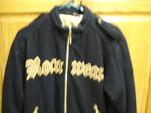 WOMEN'S ROCAWEAR ZIPPERED JACKET/COAT M(10/12) BLACK - Picture 9 of 12