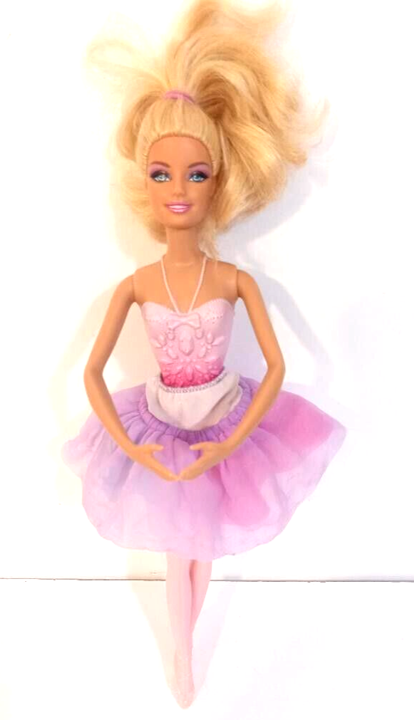 Mattel Barbie Ballerina Doll 12 Inch With Pink Tutu 2010 Excellent Condition