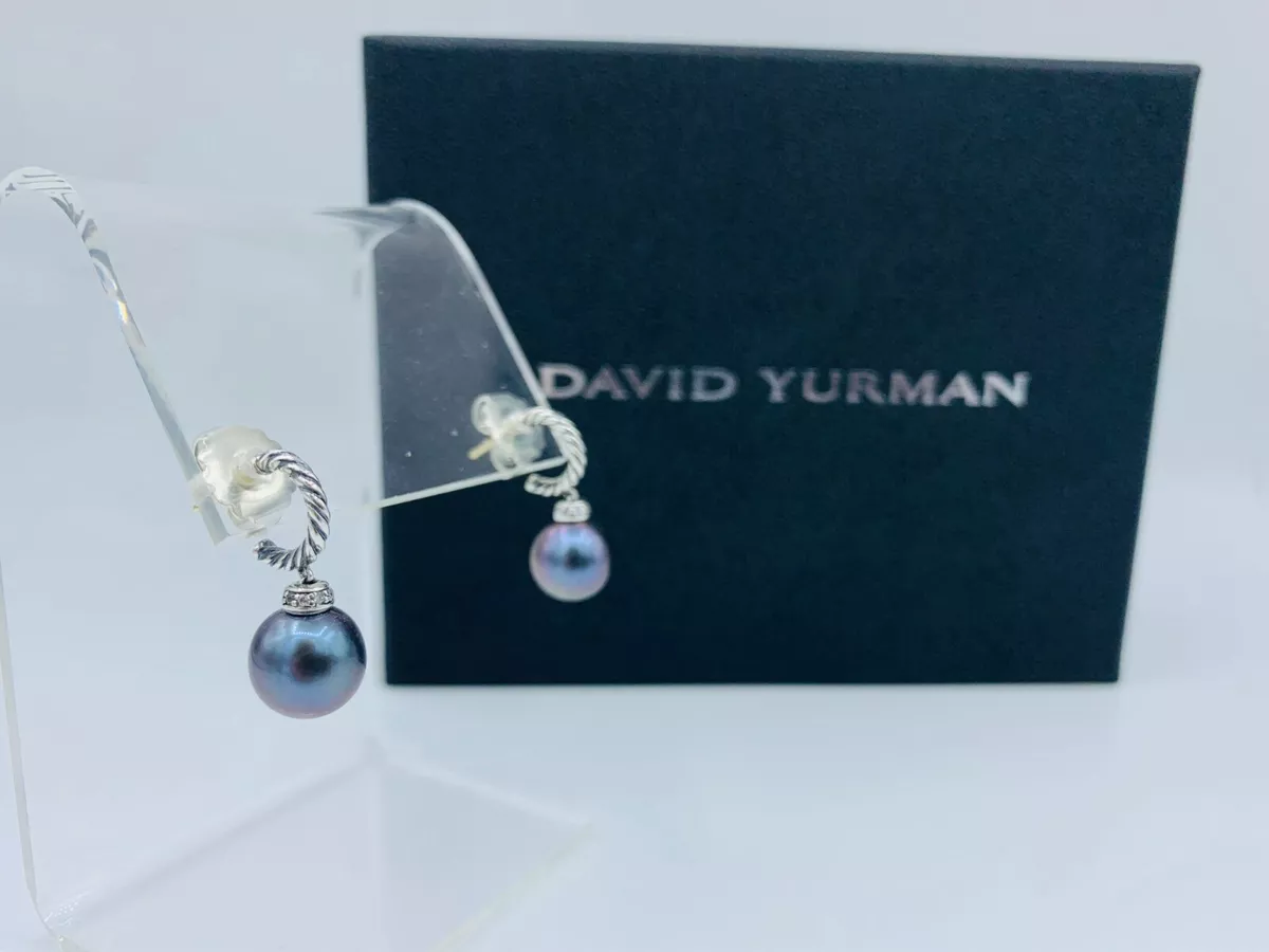 David yurman hotsell tahitian pearl earrings