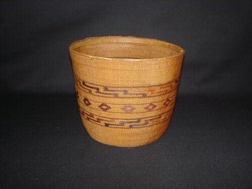 Very nice Tlingit Native American Indian Basket, c.1900 - Picture 3 of 5