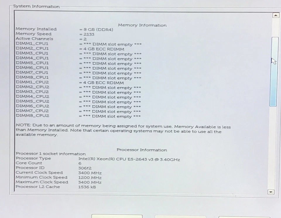 Dell Precision 7910 Dual Xeon E5-2643 v3 3,4 GHz 8 GB RAM SIN HDD/GPU ver fotos Foto 2 de 4