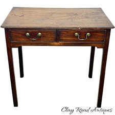 Antique Georgian  mahogany  table 1770 18th century chippendale foyer console 