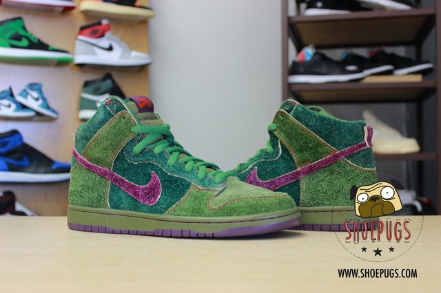 nike dunk sb high skunk 420