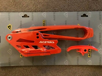 KETTENBLOCK FÜHRUNG SLIPPER SLIDER SET KTM XC-W TPI 150 250 300 2019-2023 ORANGE