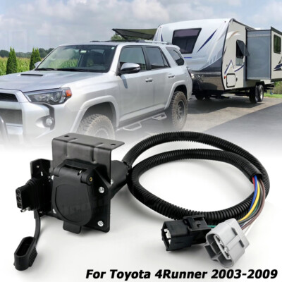 Multi-Tow 7:4 Way Trailer Connector Wiring Harness for 2003-2009 Lexus GX470