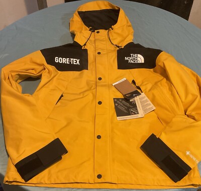 The North Face Mountain Jacket/Denali Fleece In Summit Gold-Size Medium