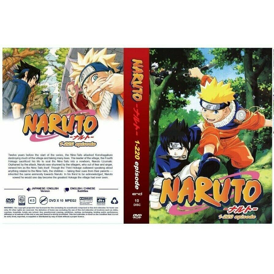 NARUTO SHIPPUDEN COMPLETE ANIME TV SERIES DVD 1-720 EP ENG DUB FREE SHIPPING