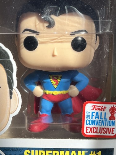Funko Pop DC Super Heroes Superman #1 #215 NYCC Exclusive - Picture 2 of 6