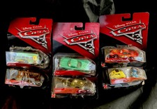 Disney Pixar Cars NIB Fillmore,Mater,Lighting McQueen,Flo,Sarge,Luigi/Guido18/PS