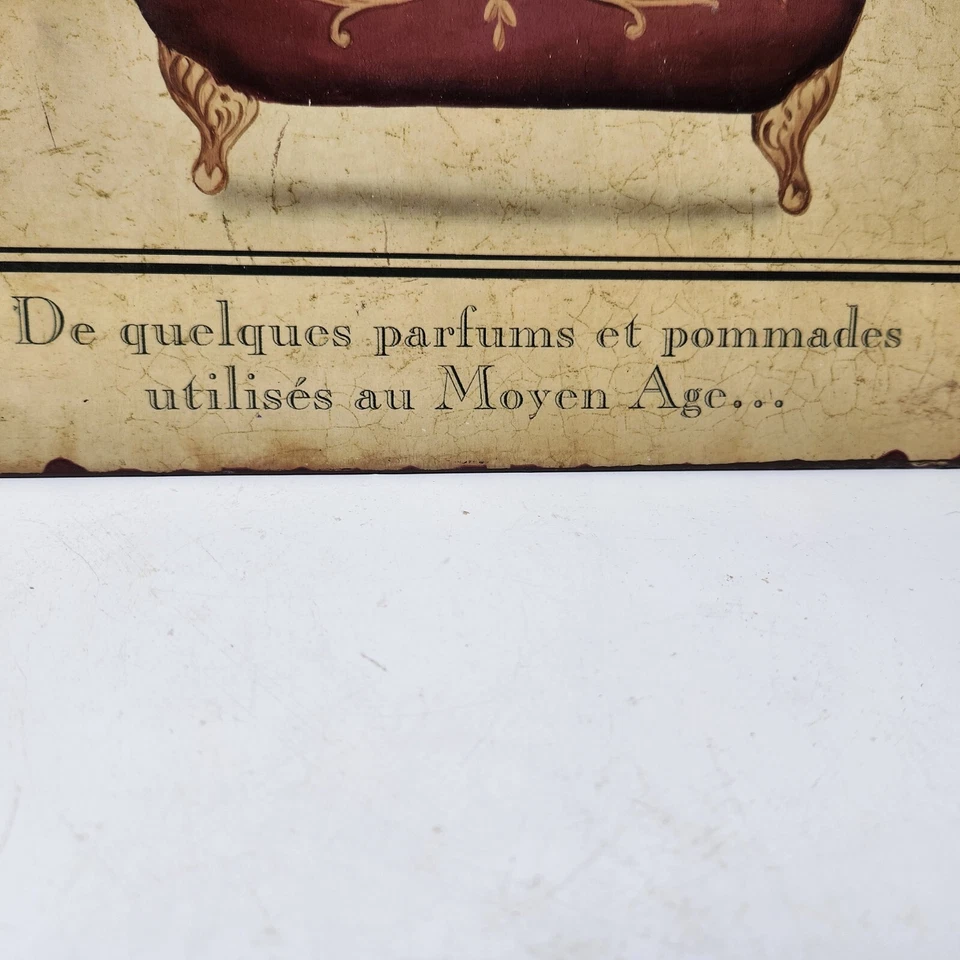 Letrero de bañera baño decoración metálica francesa retro publicidad Foto 3 de 4