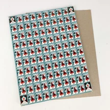 Vintage US Stamp Christmas Mail Lady TB Seals 1935 28 Full Sheets Of 100