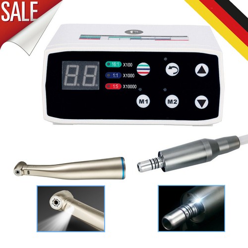 Micromotore elettrico senza spazzole LED dentale /1:1 Manipolo fiber optic F/NSK