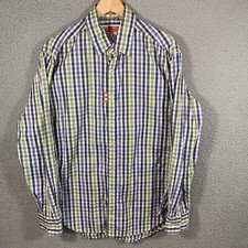Robert Graham Shirt Mens L Plaid Long Sleeve Button Up Freshly Laundered
