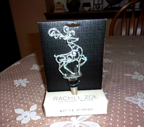 Tappo bottiglia renna strass cristallo Rachel Zoe - Nuovo! - Foto 1 di 4
