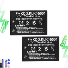 2x Battery for Kodak KLIC-5001 EasyShare P850 P880 Z730 Z760 Z7590