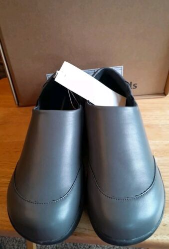 Amazon Essentials Ladies Service Comfort Work Shoes Charcoal & Black Size 5.5 - Picture 2 of 6