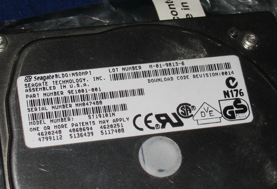 Seagate Cheetah ST19101N 10K 9.1GB SCSI 50 pin HDD - Image 2 of 3