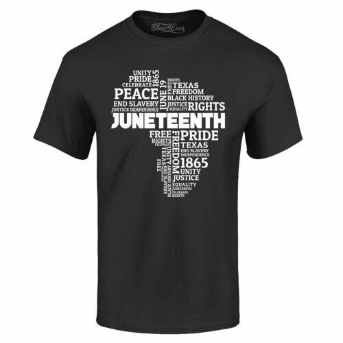 Juneteenth Cloud T-shirt Black History Black Lives Matter BLM Shirts - Afbeelding 1 van 16