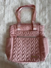 Bananafish Studio Diaper Bag Pink Compartments Pockets