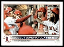 2022 Topps Dugout Congratulations Los Angeles Angels #416