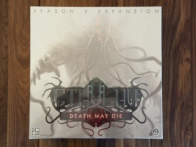 Cthulhu Death May Die - Season Two Expansion   Board Game   CMON  Factory Sealed