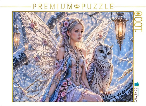 Calvendo Puzzle The Fairy Of Freedom—Freedom On Owl's Wings | 1000 Pieces, Finis-image