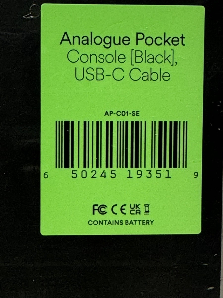 Analogue Pocket Handheld System - Black for sale online | eBay