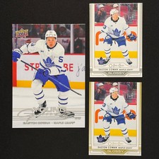 Easton Cowan RC Silver, Gold OPC OG; Oversized YOUNG GUNS 462 2025-26 Upper Deck