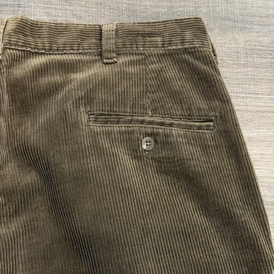 Vintage Polo Ralph Lauren Corduroy Pants Mens 36x32 USA Made Brown