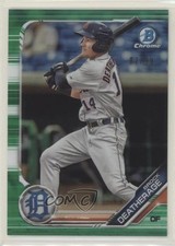 2019 Bowman Draft Chrome Green Refractor 87/99 Brock Deatherage #BDC-5 1u6