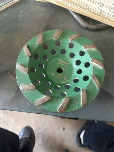 Sawtec Diamond 7" 12-Diamond Cup Wheel Grind Concrete 860091-2 M