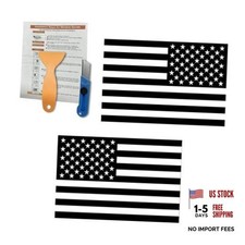 2PCS American Flag Rear Window Sticker Decals, Matte Vinyl Car Back 29 16IN