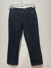 Under Armour Golf Black Performance Pants Boys Small NWT Stretch Outdoor Sporty
