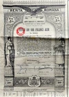 ROMAN RENT 5% - OBLIGATION TITLU 500 FRANCS AUR 1929 - ROMANIA / ROMANIA 531