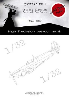 Dead Design Models SM32029 1:32 Supermarine Spitfire Mk.I 3D Effekt / optische Illu