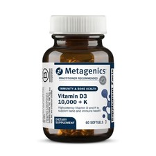 Metagenics Vitamin D3 10000 + K K2 MK7 60 Sof...